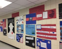 veterans day wall display